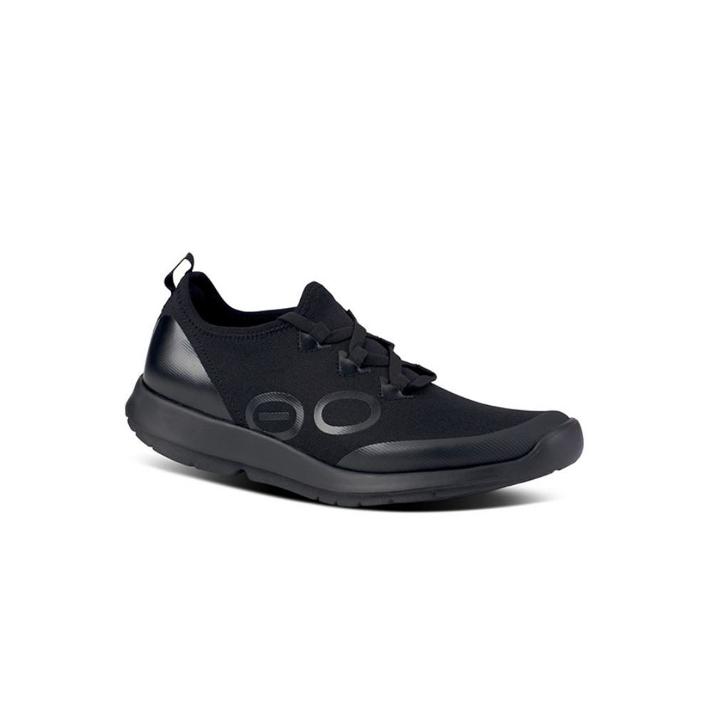 [OOmg Sport Lace] 올블랙 여성 운동화